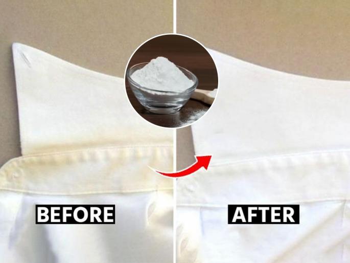 How to remove stains from collar : How to remove collar stains from white shirt | कॉलरचे काळपट डाग निघतच नाही? ब्रशनं रगडण्यापेक्षा ३ उपाय करा, एका मिनिटांत कॉलर स्वच्छ