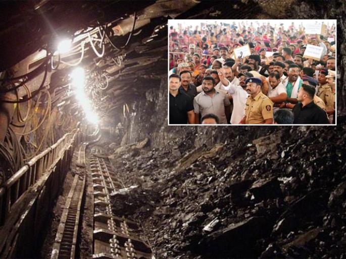 Citizens of ten villages strongly oppose Dahegaon-Gowri underground coal mine! Government will be responsible if approval is given | दहेगाव-गोवरी भूमिगत कोळसा खाणीला दहा गावातील नागरिकांचा तीव्र विरोध ! मंजुरी दिली तर सरकार जबाबदार राहील Citizens of ten villages strongly oppose Dahegaon-Gowri underground coal mine! Government will be responsible if approval is given | दहेगाव-गोवरी भूमिगत कोळसा खाणीला दहा गावातील नागरिकांचा तीव्र विरोध ! मंजुरी दिली तर सरकार जबाबदार राहील