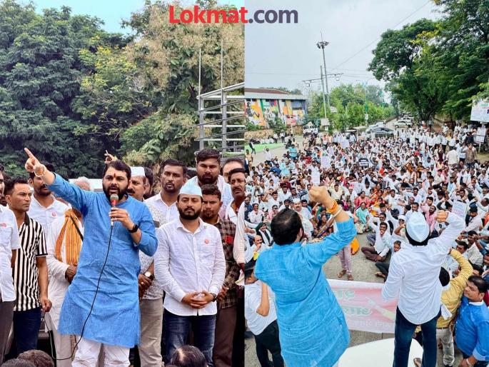 ...then a big struggle will be mounted! Farmers' protest march in Wardha; Farmers are on the verge of starvation | ...तर मोठा संघर्ष उभारला जाईल ! वर्ध्यात शेतकऱ्यांचा आक्रोश मोर्चा; पोशिंदाच उपासमारीच्या उंबरठ्यावर
