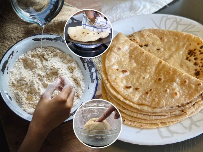How To Make Soft Gol Chapati : Mix These 2 Ingredients In wheat Flour For Soft Chapati | चपातीच्या कणकेत २ पदार्थ मिसळा; मऊ, फुगलेली बनेल चपाती, वातड होणार नाही
