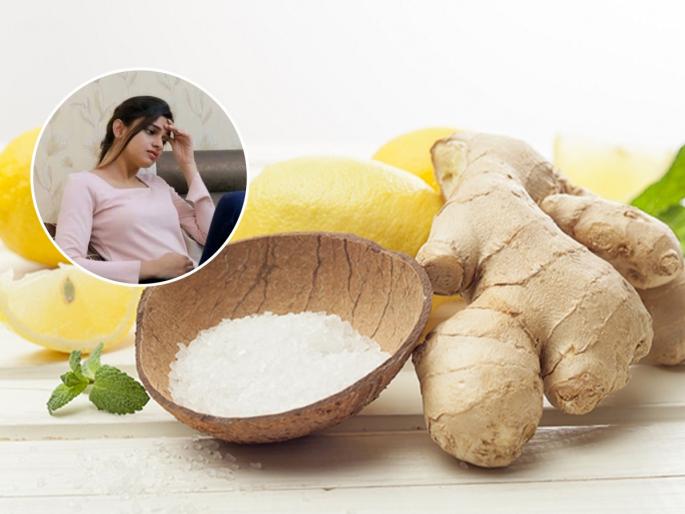 gasses and indigestion? This is a simple solution: eat a piece of ginger with salt. | दिवाळीनंतर पित्त झालं, करपट ढेकर-अपचन? आल्याचा तुकड्याला मीठ लावून खाण्याचा ‘असा’ सोपा उपाय