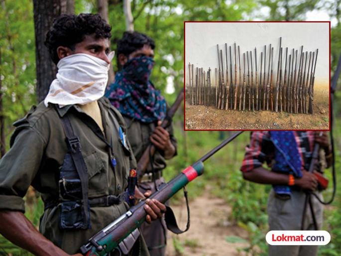Villagers surrender ancestral guns to police; Maoists take advantage | गावातील नागरिकांनी वडिलोपार्जित बंदुका केल्या पोलिसांच्या स्वाधीन ; माओवादी घ्यायचे फायदा Villagers surrender ancestral guns to police; Maoists take advantage | गावातील नागरिकांनी वडिलोपार्जित बंदुका केल्या पोलिसांच्या स्वाधीन ; माओवादी घ्यायचे फायदा