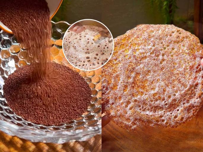 Ragi Dosa Recipe : How To Make Easy Super Soft Ragi Dosa | वाटीभर नाचणीचा करा पौष्टीक, कुरकुरीत डोसा; इंस्टंट डोश्याची सोपी रेसिपी, कुरकुरीत डोसा करा घरीच Ragi Dosa Recipe : How To Make Easy Super Soft Ragi Dosa | वाटीभर नाचणीचा करा पौष्टीक, कुरकुरीत डोसा; इंस्टंट डोश्याची सोपी रेसिपी, कुरकुरीत डोसा करा घरीच