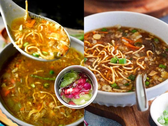 Make this hot and delicious soup at home in 10 minutes, drink this Chinese soup the taste is better than the hotel | गरमागरम मनचाव सूप ‘असं’ १० मिनिटांत करा घरी, चायनिज सूप प्या पोटभर-चवीला हॉटेलपेक्षा भारी