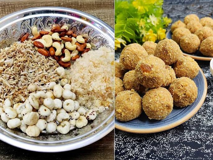 Dink Ladoo Gond Ladoo Recipe : Winter Special How To Make Gond ke Ladoo Easy Recipe | थंडीसाठी करा पौष्टीक डिंक लाडू; योग्य पद्धत-योग्य प्रमाण पाहा, महिनाभर टिकतील लाडू Dink Ladoo Gond Ladoo Recipe : Winter Special How To Make Gond ke Ladoo Easy Recipe | थंडीसाठी करा पौष्टीक डिंक लाडू; योग्य पद्धत-योग्य प्रमाण पाहा, महिनाभर टिकतील लाडू