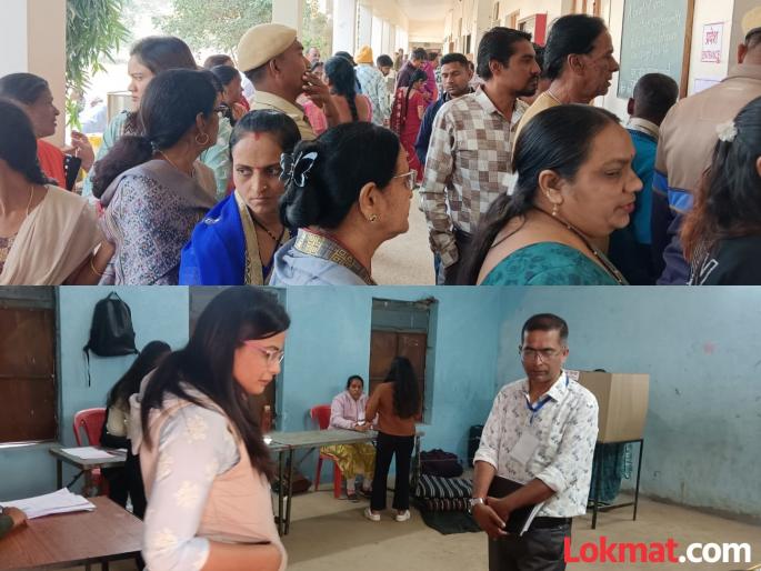 EVM malfunctions at three polling stations in Gondia; Voting process resumes after repairs | गोंदियात तीन मतदान केंद्रावरील ईव्हीएममध्ये बिघाड; दुरुस्तीनंतर मतदान प्रक्रिया पुन्हा सुरु