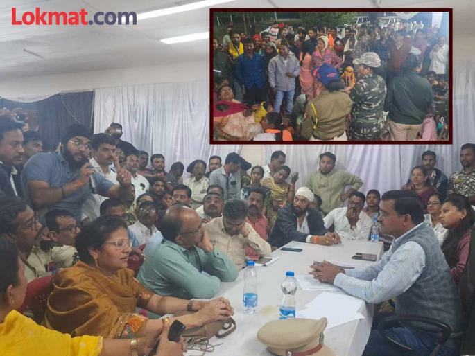 Tensions rise after EVM machine seal is removed at Saleksha; Seal removed to check close button | सालेकसा येथे ईव्हीएम मशीनचे सील काढल्याने तणाव ; क्लोज बटनची शहानिशा करण्यासाठी सील काढले Tensions rise after EVM machine seal is removed at Saleksha; Seal removed to check close button | सालेकसा येथे ईव्हीएम मशीनचे सील काढल्याने तणाव ; क्लोज बटनची शहानिशा करण्यासाठी सील काढले