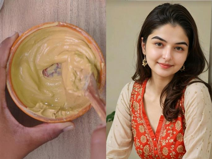 Multani Mitti For Glowing Skin How To Use Multani Mitti On Face | चेहरा डल-काळपट झालाय? १ चमचा मुल्तानी माती 'या' पद्धतीनं लावा, चेहऱ्यावर येईल तेज Multani Mitti For Glowing Skin How To Use Multani Mitti On Face | चेहरा डल-काळपट झालाय? १ चमचा मुल्तानी माती 'या' पद्धतीनं लावा, चेहऱ्यावर येईल तेज