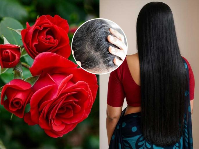 Could the roses in your garden be the secret to banishing your grey hair and 'rebooting' its growth in its original colour | डाय लावणं सोडा! आता १० रूपयांच्या गुलाबानं काळेभोर होतील पांढरे झालेले केस; रिसर्च Could the roses in your garden be the secret to banishing your grey hair and 'rebooting' its growth in its original colour | डाय लावणं सोडा! आता १० रूपयांच्या गुलाबानं काळेभोर होतील पांढरे झालेले केस; रिसर्च