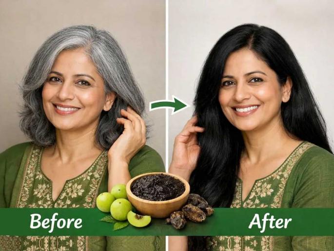 Home Remedies How Dried Amla Can Help You To Get Rid Of Grey Hairs Problem | धाग्यासारखे पांढरे केस चमकतात? सुकलेला आवळा 'या' पद्धतीनं लावा; काळेभोर होतील केस Home Remedies How Dried Amla Can Help You To Get Rid Of Grey Hairs Problem | धाग्यासारखे पांढरे केस चमकतात? सुकलेला आवळा 'या' पद्धतीनं लावा; काळेभोर होतील केस