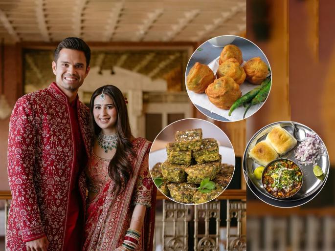 menu at arjun Tendulkar's marriage Puranpoli-Modak-Kothimbir Vadi in seven star hotel? What do we have at our weddings? | सचिन तेंडुलकरने वऱ्हाडींना सेवन स्टार हॉटेलात पंगतीत वाढली पुरणपोळी-मोदक-कोथिंबिर वडी? आपल्याकडच्या लग्नात काय असतं.. menu at arjun Tendulkar's marriage Puranpoli-Modak-Kothimbir Vadi in seven star hotel? What do we have at our weddings? | सचिन तेंडुलकरने वऱ्हाडींना सेवन स्टार हॉटेलात पंगतीत वाढली पुरणपोळी-मोदक-कोथिंबिर वडी? आपल्याकडच्या लग्नात काय असतं..