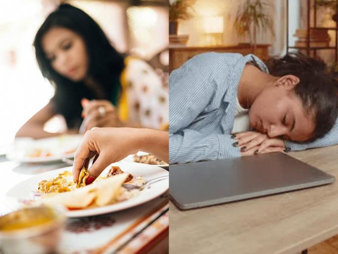feeling sleepy after lunch is normal or indication of serious health issues? | दुपारच्या जेवणानंतर खूप सुस्ती येते? हे नॉर्मल आहे की धोक्याची सूचना? डॉक्टर सांगतात.. feeling sleepy after lunch is normal or indication of serious health issues? | दुपारच्या जेवणानंतर खूप सुस्ती येते? हे नॉर्मल आहे की धोक्याची सूचना? डॉक्टर सांगतात..