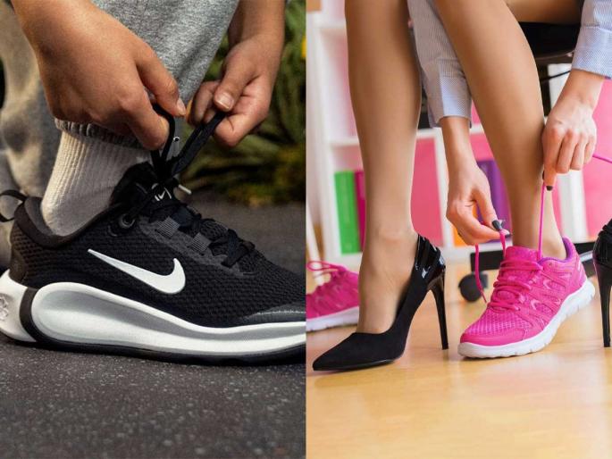 correct timing to change your morning walk or exercise shoes | मॉर्निंग वॉकसाठी घेतलेले महागडे बूट कधी बदलायला हवे? पायदुखीने डॉक्टरची बिलं भरण्यापूर्वी ‘हे’ वाचा.. correct timing to change your morning walk or exercise shoes | मॉर्निंग वॉकसाठी घेतलेले महागडे बूट कधी बदलायला हवे? पायदुखीने डॉक्टरची बिलं भरण्यापूर्वी ‘हे’ वाचा..