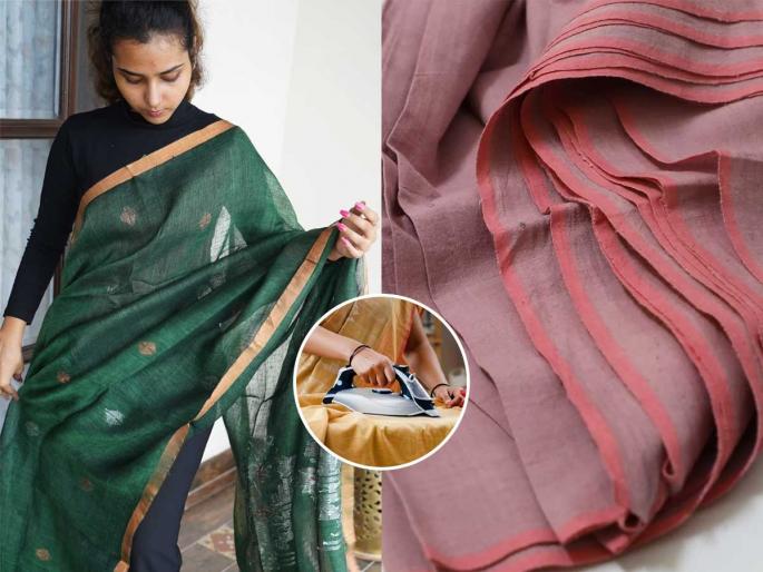 how to maintain cotton saree, how to carry cotton saree without wrinkles, how to keep cotton saree wrinkle free | कॉटन साड्या लवकर चुरगळतात-इस्त्रीचा खर्च वाढतो, पाहा सोपी ट्रिक-साडी दिसेल नव्यासारखी कडक how to maintain cotton saree, how to carry cotton saree without wrinkles, how to keep cotton saree wrinkle free | कॉटन साड्या लवकर चुरगळतात-इस्त्रीचा खर्च वाढतो, पाहा सोपी ट्रिक-साडी दिसेल नव्यासारखी कडक