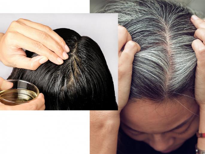 Hair white in youth? 5 Easy methods to use Bhringraj powder, hair will turn black | ऐन तारुण्यात केस पांढरे? ५ सोप्या पद्धतींनी वापरा भृंगराज पावडर, केस होतील काळेभोर