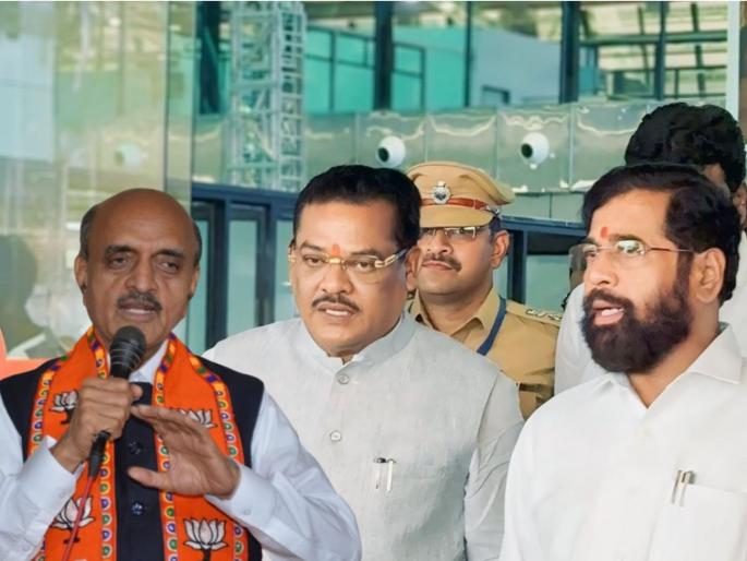 "It was Shinde Sena who broke the alliance, we have been doing it for ten days...", BJP leader also revealed the agreed seat sharing | "शिंदेसेनेनेच युती तोडली, आम्ही तर दहा दिवसांपासून...", भाजपा नेत्याने ठरलेले जागावाटपही सांगून टाकले "It was Shinde Sena who broke the alliance, we have been doing it for ten days...", BJP leader also revealed the agreed seat sharing | "शिंदेसेनेनेच युती तोडली, आम्ही तर दहा दिवसांपासून...", भाजपा नेत्याने ठरलेले जागावाटपही सांगून टाकले