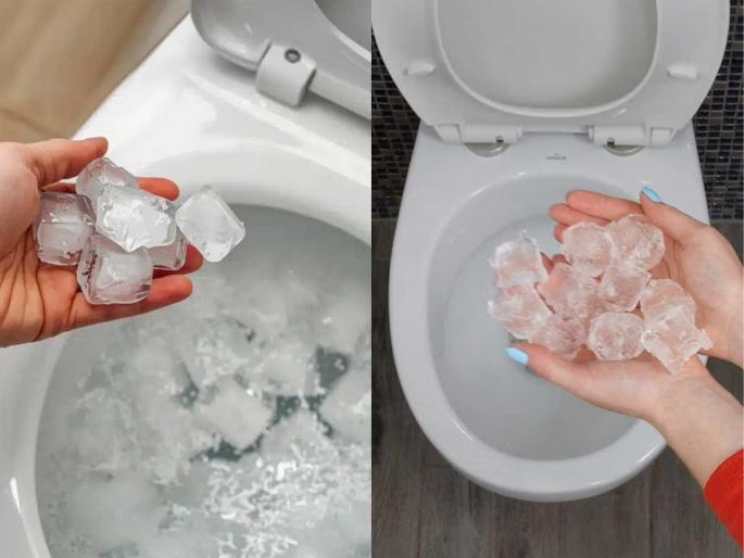 benefits of putting ice cubes in commode why should ice cubes be put in toilet once a week | आठवड्यातून एकदा कमोडमध्ये बर्फाचे तुकडे का टाकावेत? फायद्याची आहे व्हायरल ट्रिक - विनामेहनत कमोड स्वच्छ... benefits of putting ice cubes in commode why should ice cubes be put in toilet once a week | आठवड्यातून एकदा कमोडमध्ये बर्फाचे तुकडे का टाकावेत? फायद्याची आहे व्हायरल ट्रिक - विनामेहनत कमोड स्वच्छ...