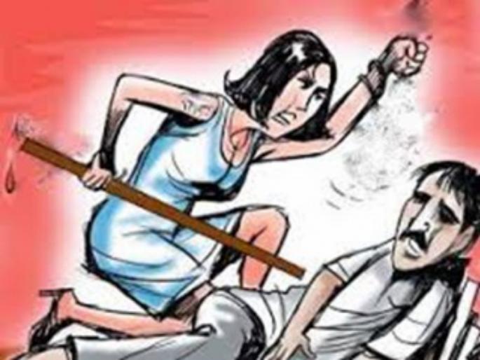 Wife assaults husband for asking to investigate Corona | कोरोना’ची तपासणी करण्यास सांगणाऱ्या पतीवर विळ्याने हल्ला ; पत्नीवर गुन्हा दाखल Wife assaults husband for asking to investigate Corona | कोरोना’ची तपासणी करण्यास सांगणाऱ्या पतीवर विळ्याने हल्ला ; पत्नीवर गुन्हा दाखल