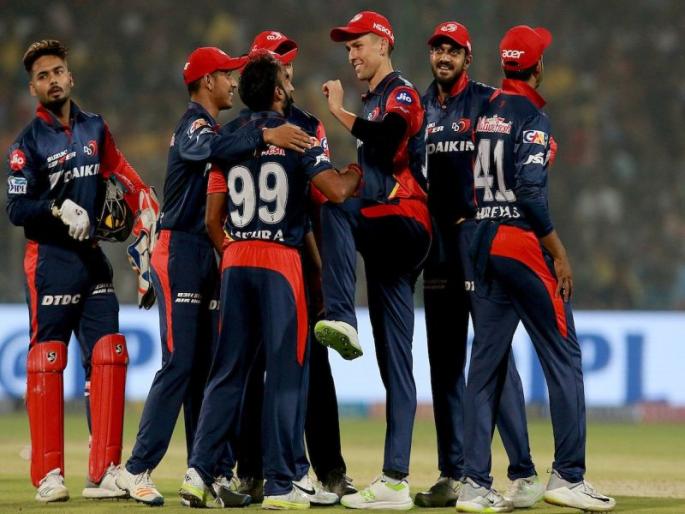 DD vs CSK, IPL 2018 LIVE UPDATE: Why Dhoni could not control his laughter at the toss ... Watch the video | DD vs CSK, IPL 2018 LIVE UPDATE : चेन्नईचे अव्वल स्थानाचे स्वप्न भंगले; दिल्लीचा 34 धावांनी विजय