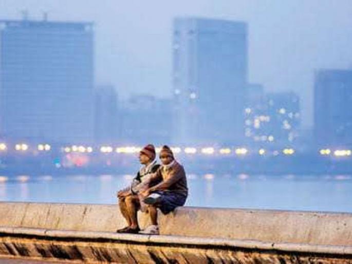 Mumbai's low temperatures are falling; Mercury at 4 degrees' | मुंबईचे किमान तापमान घसरतेय; पारा २० अंशांवर' Mumbai's low temperatures are falling; Mercury at 4 degrees' | मुंबईचे किमान तापमान घसरतेय; पारा २० अंशांवर'