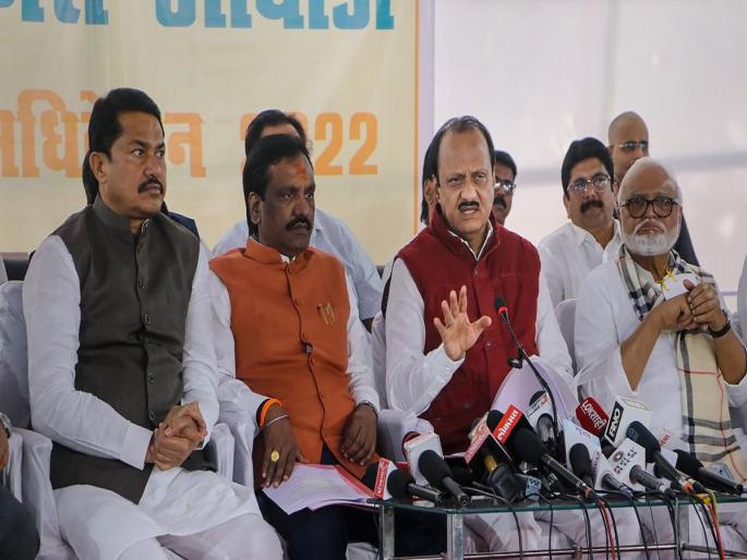 Winter Session Maharashtra 2022 Contempt aggressive opposition on border issue Boycott ajit pawar leader opposition | Winter Session Maharashtra 2022: अवमान, सीमाप्रश्नावर विरोधक आक्रमक; चहापानावर बहिष्कार Winter Session Maharashtra 2022 Contempt aggressive opposition on border issue Boycott ajit pawar leader opposition | Winter Session Maharashtra 2022: अवमान, सीमाप्रश्नावर विरोधक आक्रमक; चहापानावर बहिष्कार