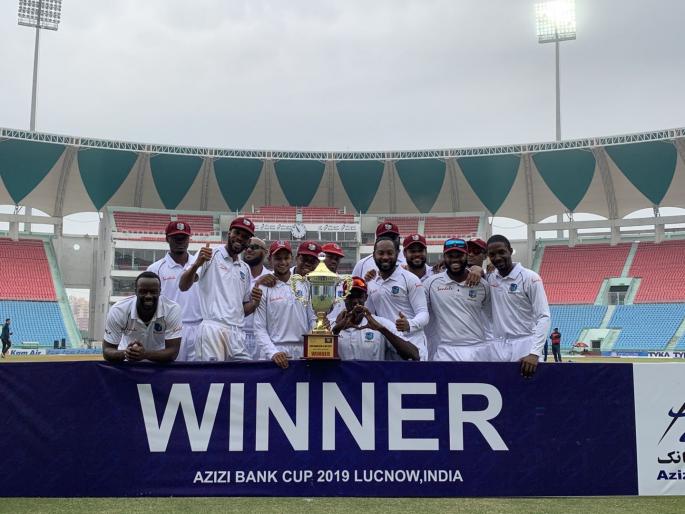 West Indies won by 9 wickets against Afghanistan, major boost befor India series  | भारतीय भूमीत वेस्ट इंडिजला मोठं यश; टीम इंडियाविरुद्धच्या मालिकेपूर्वी दणदणीत विजय