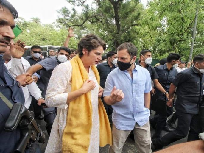 Rahul Gandhi came back ED office after lunch break; Inquiry started on National Herald case | राहुल गांधी ईडीच्या कार्यालयातून तीन तासांनी निघाले, पुन्हा आले; चौकशी सुरु Rahul Gandhi came back ED office after lunch break; Inquiry started on National Herald case | राहुल गांधी ईडीच्या कार्यालयातून तीन तासांनी निघाले, पुन्हा आले; चौकशी सुरु