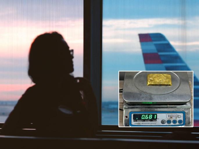 A woman has been arrested at the Delhi international airport here for trying to smuggle gold worth Rs 50 lakh | महिलेचा कारनामा! ५० लाखाचं सोनं नको त्या जागी लपवून देशात आणलं, पण एअरपोर्टवर.. A woman has been arrested at the Delhi international airport here for trying to smuggle gold worth Rs 50 lakh | महिलेचा कारनामा! ५० लाखाचं सोनं नको त्या जागी लपवून देशात आणलं, पण एअरपोर्टवर..