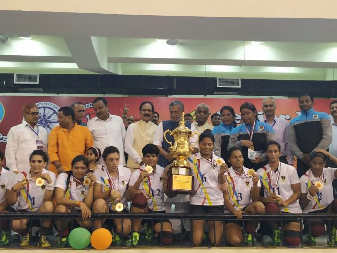 Women's National Kabaddi: Indian railway win title | महिला राष्ट्रीय कबड्डी : भारतीय रेल्वेला अजिंक्यपद Women's National Kabaddi: Indian railway win title | महिला राष्ट्रीय कबड्डी : भारतीय रेल्वेला अजिंक्यपद