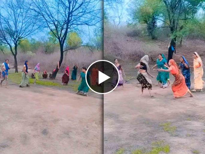 VIDEO : Women wearing sarees entered the field and enjoyed playing Kabaddi! | जबरदस्त! साडी नेसून मैदानात उतरल्या महिला, कबड्डी खेळण्याचा घेतला मनसोक्त आनंद! VIDEO : Women wearing sarees entered the field and enjoyed playing Kabaddi! | जबरदस्त! साडी नेसून मैदानात उतरल्या महिला, कबड्डी खेळण्याचा घेतला मनसोक्त आनंद!