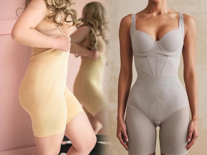 Do you use shapewear ? before using it remember these things, see how to use it properly | शेपवेअर विकत घेताना लक्षात ठेवा ५ गोष्टी, एका मिनिटात मिळेल परफेक्ट फिगर-सुटलेलं पाेट गायब