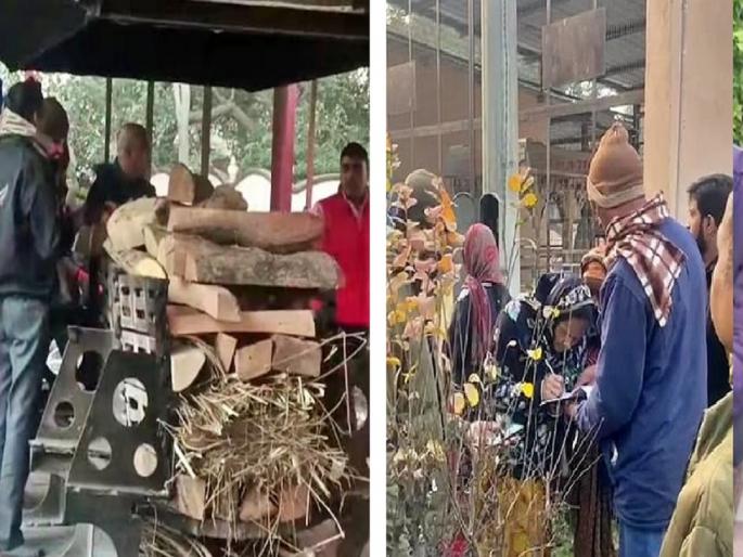 UP Mathura, 9 hours woman's body on pyre; Girls fight for wealth, high voltage drama in graveyard | 9 तास वृद्ध महिलेचा मृतदेह चितेवर; मुलींचे संपत्तीसाठी भांडण, स्मशानभूमीत हाय व्होल्टेज ड्रामा UP Mathura, 9 hours woman's body on pyre; Girls fight for wealth, high voltage drama in graveyard | 9 तास वृद्ध महिलेचा मृतदेह चितेवर; मुलींचे संपत्तीसाठी भांडण, स्मशानभूमीत हाय व्होल्टेज ड्रामा