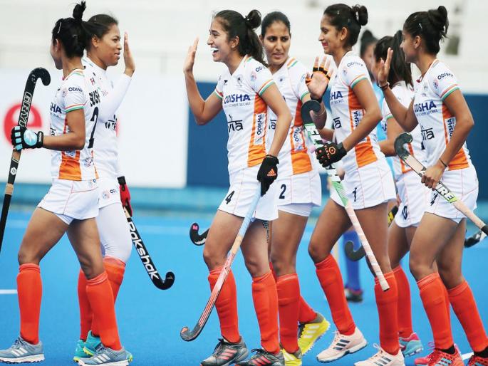 Indian women FIH Series finals semifinals | भारतीय महिला एफआयएच सिरीज फायनल्सच्या उपांत्य फेरीत Indian women FIH Series finals semifinals | भारतीय महिला एफआयएच सिरीज फायनल्सच्या उपांत्य फेरीत