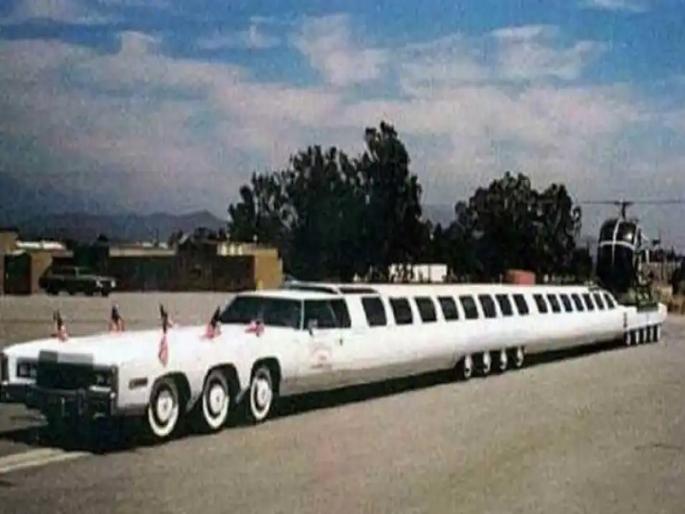 amazing car with helipad and swimming pool 70 people can sit know the fare for 1 hour | हेलिपॅड, स्विमिंगपूल असलेली अजब गाडी! एकत्र ७० जणांची बसण्याची व्यवस्था; पाहा किती आहे तासाचं भाडं amazing car with helipad and swimming pool 70 people can sit know the fare for 1 hour | हेलिपॅड, स्विमिंगपूल असलेली अजब गाडी! एकत्र ७० जणांची बसण्याची व्यवस्था; पाहा किती आहे तासाचं भाडं