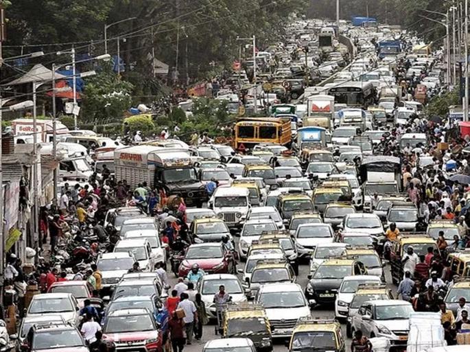 Stalled works add to traffic congestion in Mumbai | रखडलेल्या कामांमुळे वाहतूककोंडीत आणखी भर Stalled works add to traffic congestion in Mumbai | रखडलेल्या कामांमुळे वाहतूककोंडीत आणखी भर
