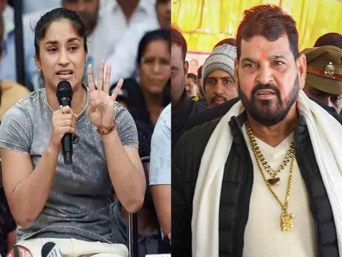 Security of women wrestlers going to testify against Brij Bhushan removed says Vinesh Phogat | Vinesh Phogat : ब्रिजभूषण सिंह विरोधात साक्ष देण्यापूर्वी महिला कुस्तीपटूंची सुरक्षा हटवली; विनेश फोगटचा आरोप Security of women wrestlers going to testify against Brij Bhushan removed says Vinesh Phogat | Vinesh Phogat : ब्रिजभूषण सिंह विरोधात साक्ष देण्यापूर्वी महिला कुस्तीपटूंची सुरक्षा हटवली; विनेश फोगटचा आरोप