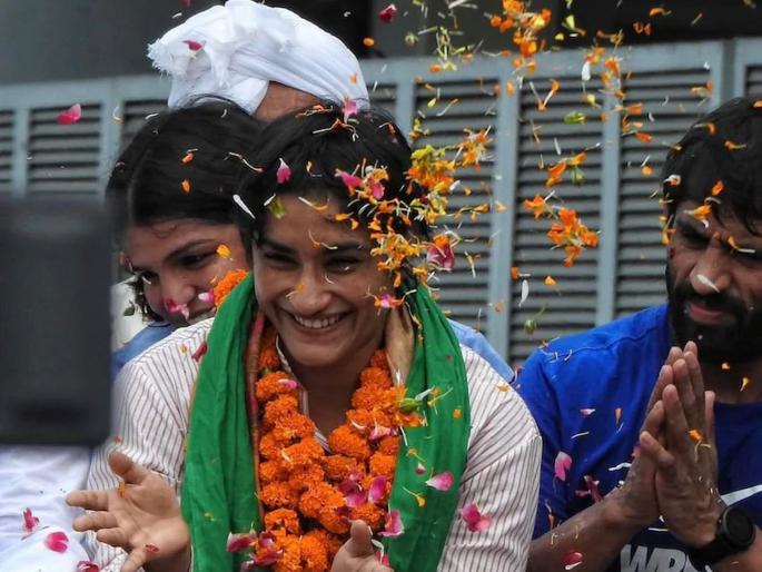Wrestler Vinesh Phogat got a prize of 16 crores Husband Somveer Rathi Told the whole truth | विनेश फोगाटला मिळाली 16 कोटींची बक्षीसं? पती सोमवीर राठी यांनी केला मोठा खुलासा; सांगितलं संपूर्ण सत्य Wrestler Vinesh Phogat got a prize of 16 crores Husband Somveer Rathi Told the whole truth | विनेश फोगाटला मिळाली 16 कोटींची बक्षीसं? पती सोमवीर राठी यांनी केला मोठा खुलासा; सांगितलं संपूर्ण सत्य