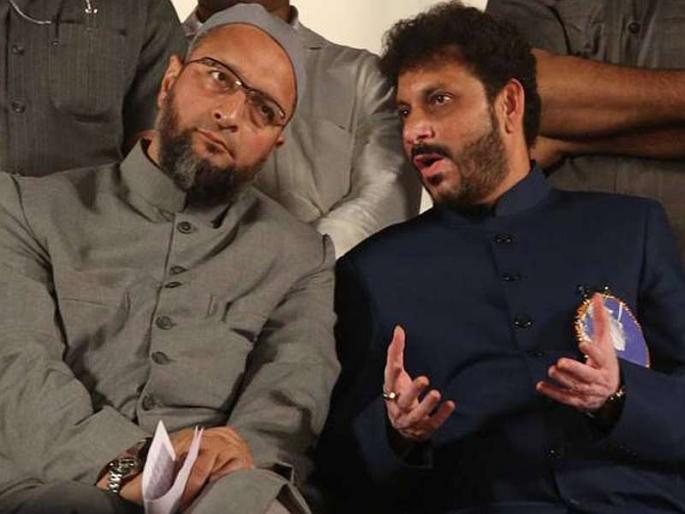 Owaisi talks about heir Pathan closed | वारिस पठाण यांची बोलती ओवेसींनी केली पूर्ण बंद