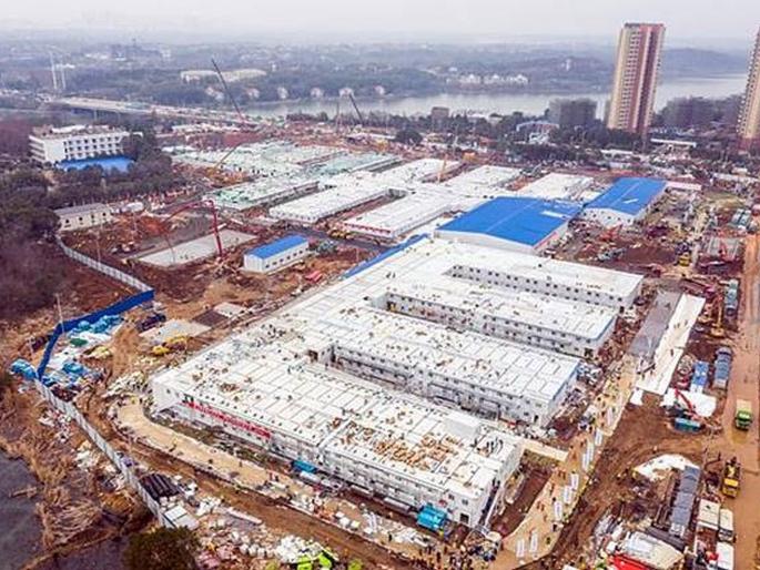 Coronavirus News: China completes 1000-bedded Wuhan hospital in record 8 days | Coronavirus News: अवघ्या 8 दिवसांत बांधलं 1000 बेड्सचं हॉस्पिटल; चीनचा 'चमत्कार' Coronavirus News: China completes 1000-bedded Wuhan hospital in record 8 days | Coronavirus News: अवघ्या 8 दिवसांत बांधलं 1000 बेड्सचं हॉस्पिटल; चीनचा 'चमत्कार'