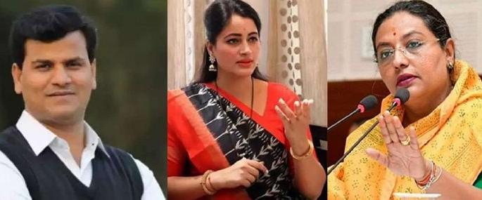 mp navneet kaur rana ravi rana on Yashomati Thakur over shivaji maharaj statue removed issue | पालकमंत्र्यांना दोष देणे अत्यंत हास्यास्पद, माफी मागावी; काँग्रेसची मागणी