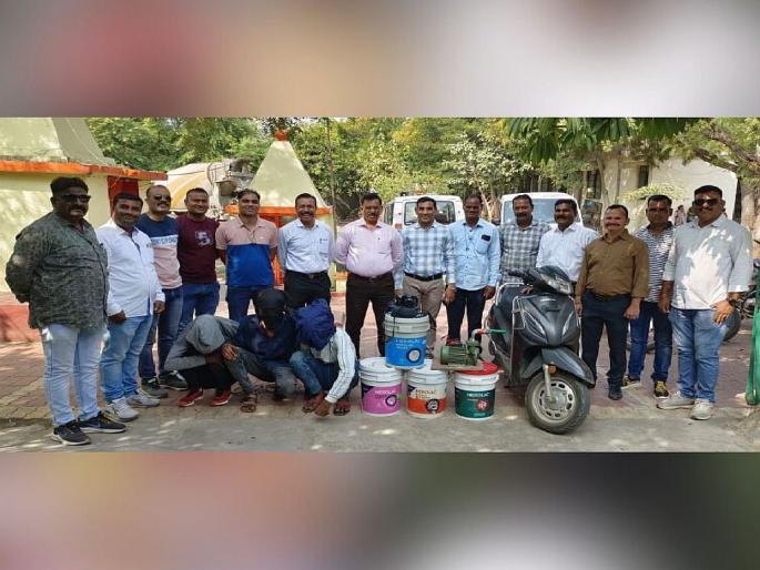 Stolen paint before Diwali; Now Bhaubij is also in custody! | दिवाळी आधी पेंट चोरला; आता भाऊबिजही कोठडीत! Stolen paint before Diwali; Now Bhaubij is also in custody! | दिवाळी आधी पेंट चोरला; आता भाऊबिजही कोठडीत!