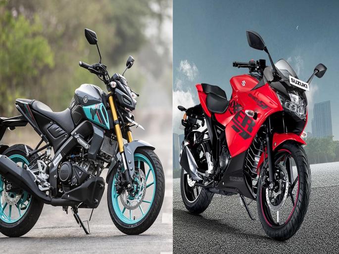 Yamaha Mt 15 Vs Suzuki Gixxer Sf Which Is Better Sports Bike In Price Style And Mileage Know Here | Yamaha MT 15 vs Suzuki Gixxer SF : किंमत, स्टाईल आणि मायलेजमध्ये कोणती स्पोर्ट्स बाईक शानदार? जाणून घ्या... Yamaha Mt 15 Vs Suzuki Gixxer Sf Which Is Better Sports Bike In Price Style And Mileage Know Here | Yamaha MT 15 vs Suzuki Gixxer SF : किंमत, स्टाईल आणि मायलेजमध्ये कोणती स्पोर्ट्स बाईक शानदार? जाणून घ्या...