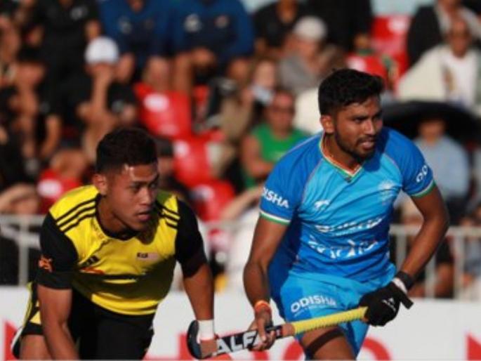 India Thrash Malaysia 8 1 In Asian Champions Trophy Hockey Rajkumar Pal Scores Hattrick Next Match Against Pakistan | राजकुमारची हॅटट्रिक, हॉकी इंडियानं मलेशियाचा पाडला ८-१ असा बुक्का; पाक विरुद्धची लढत कधी? India Thrash Malaysia 8 1 In Asian Champions Trophy Hockey Rajkumar Pal Scores Hattrick Next Match Against Pakistan | राजकुमारची हॅटट्रिक, हॉकी इंडियानं मलेशियाचा पाडला ८-१ असा बुक्का; पाक विरुद्धची लढत कधी?