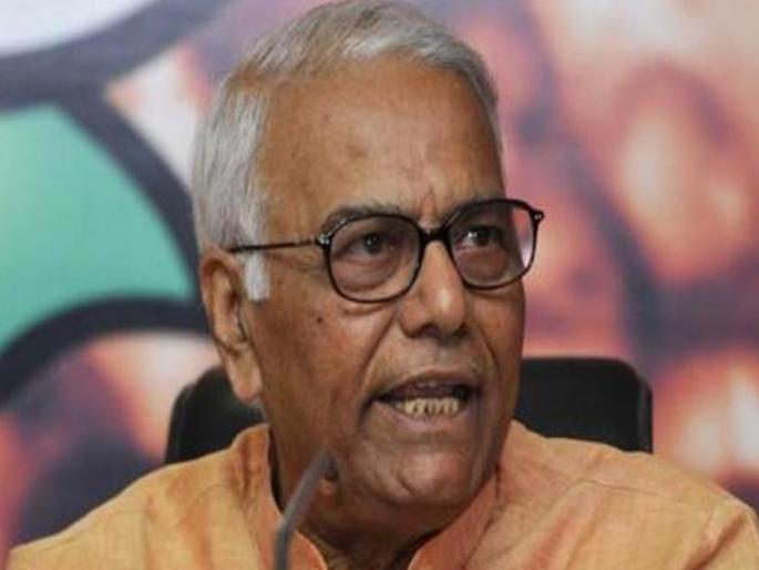 Don't believe on EVM machines says Yashwant Sinha | इव्हीएमवर भरवसा ठेऊ नका- यशवंत सिन्हा Don't believe on EVM machines says Yashwant Sinha | इव्हीएमवर भरवसा ठेऊ नका- यशवंत सिन्हा