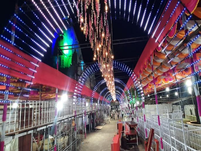 Preparations for Yatra Festival of Bharadi Devi in Anganewadi complete, South Konkan is known as Pandharpur | आंगणेवाडीतील भराडी देवीच्या यात्रोत्सवाची तयारी पूर्ण, दक्षिण कोकणचे प्रती पंढरपूर म्हणून ख्याती Preparations for Yatra Festival of Bharadi Devi in Anganewadi complete, South Konkan is known as Pandharpur | आंगणेवाडीतील भराडी देवीच्या यात्रोत्सवाची तयारी पूर्ण, दक्षिण कोकणचे प्रती पंढरपूर म्हणून ख्याती