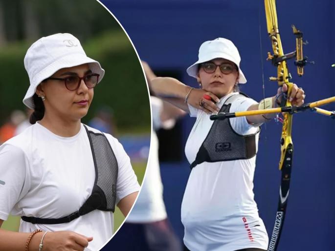 i felt my baby kick me before i shot this last arrow yaylagul ramazanova says olympic games 2024 | साडेसहा महिन्यांच्या गर्भवती तिरंदाजाची कमाल; पोटात बाळाची हालचाल तरी अचूक साधला नेम