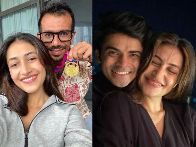 Who is he with Yuzvendra Chahal's wife Dhanashree Varma pratik utekar? This photo is the reason for the divorce, if it happens... | चहलच्या पत्नीसोबत तो कोण? या फोटोमुळेच माजलीय घटस्फोटाची हलचल, असे झाले तर...
