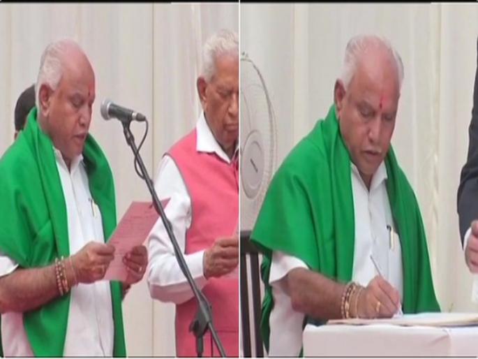 BJP leaders take extreme caution when giving Yeddyurappa a green lantern | येडियुरप्पा यांना हिरवा कंदिल देताना भाजप नेत्यांनी बाळगली कमालीची सावधगिरी BJP leaders take extreme caution when giving Yeddyurappa a green lantern | येडियुरप्पा यांना हिरवा कंदिल देताना भाजप नेत्यांनी बाळगली कमालीची सावधगिरी