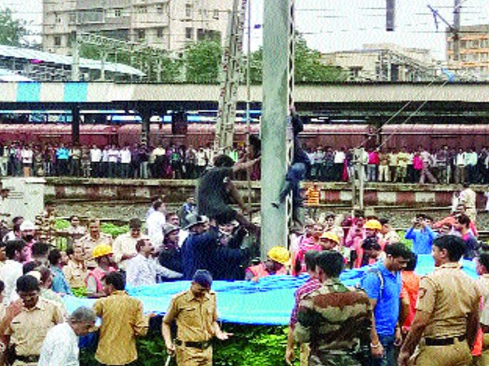 Youth who stops local service is not Psychiatric | लोकलसेवा रोखणारा तो तरुण मनोरुग्ण नाही, अखेर गुन्हा दाखल Youth who stops local service is not Psychiatric | लोकलसेवा रोखणारा तो तरुण मनोरुग्ण नाही, अखेर गुन्हा दाखल