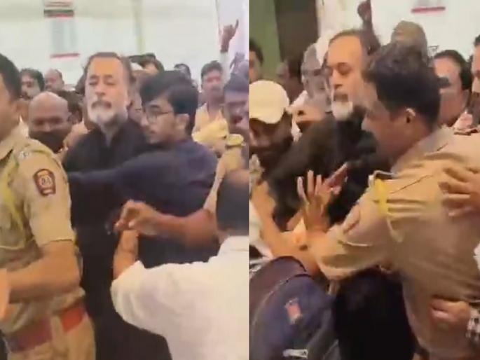 VBA activists beaten Yogendra Yadav in akola | योगेंद्र यादवांच्या कार्यक्रमात वंचितच्या कार्यकर्त्यांचा गोंधळ; धक्काबुक्की करत खुर्च्या तोडल्या VBA activists beaten Yogendra Yadav in akola | योगेंद्र यादवांच्या कार्यक्रमात वंचितच्या कार्यकर्त्यांचा गोंधळ; धक्काबुक्की करत खुर्च्या तोडल्या